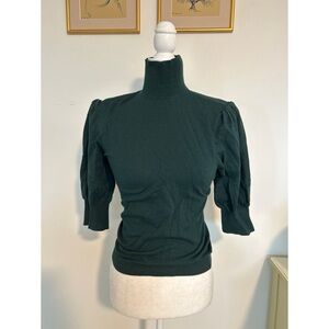 NWOT Billie Puff Sleeve Turtleneck, Size S
